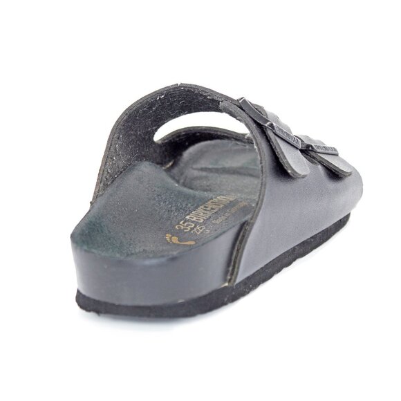Black Birkenstock Womens Arizona Essentials Slide Sandal: Size 35 - Picture 7 of 9